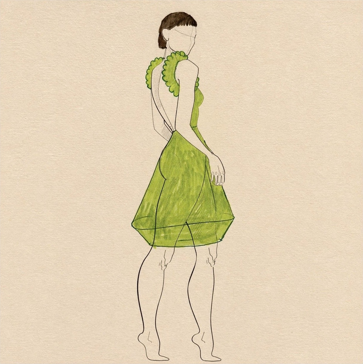 Original sketch for Cypress glow.